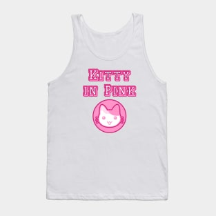 Kitty in Pink Tank Top